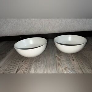 (2) West Elm 6.5” Cereal Bowls